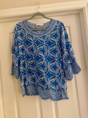 Stylish Embroidered Top by Solitaire